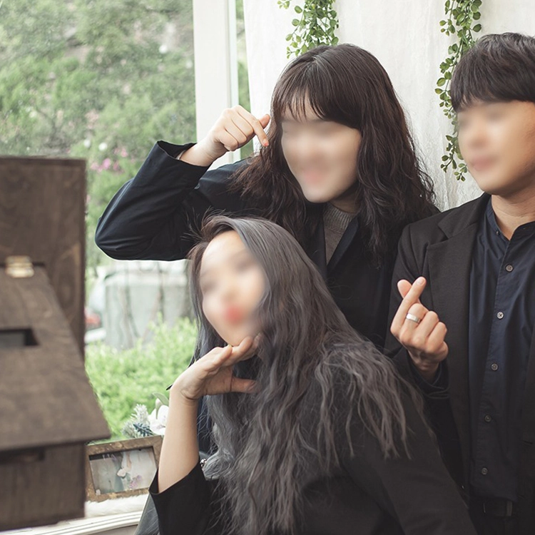 하객 촬영 모습