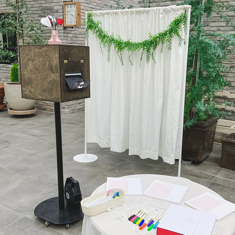 프레임데이 웨딩 포토부스 전체 세팅